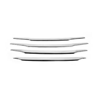Grille Covers OmsaLine (2014-2018, 4 pcs, stainless steel) Ford Courier 2014-2023 photo 2