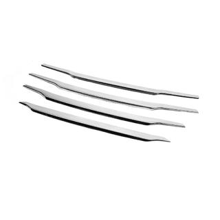 Grille Covers OmsaLine (2014-2018, 4 pcs, stainless steel) Ford Courier 2014-2023 photo 4
