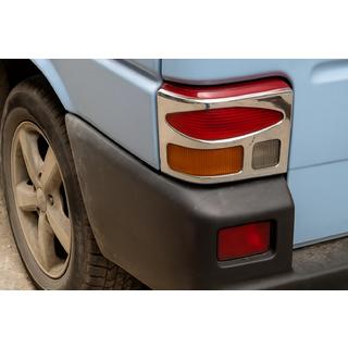 Chrome Tail Light Covers (2 pcs, Stainless Steel) Volkswagen T4 Caravelle/Multivan 1990–2003 photo 1