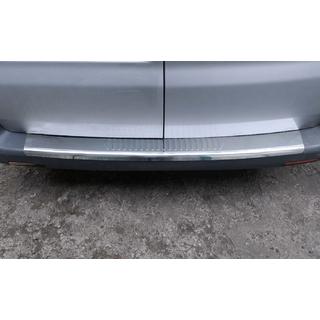 Rear bumper protector with lip (Carmos V1, stainless steel) photo 4