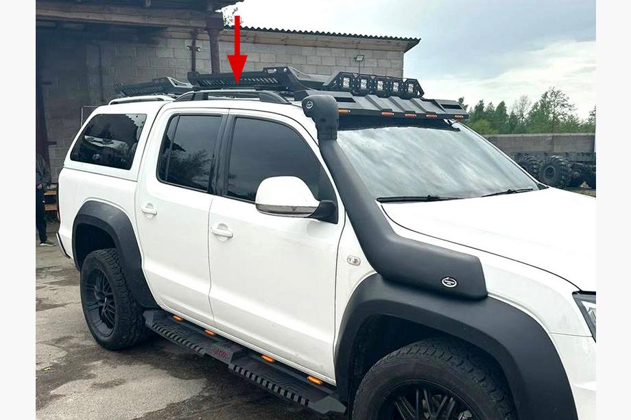 Volkswagen Amarok 2010-2022 Roof Rails Skyport BLACK Photo 5