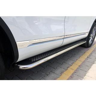 Side Steps Maydos V2 (2 pcs, Aluminum & Stainless Steel) Volkswagen Touareg 2002–2010 photo 1