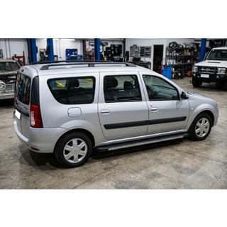 Side Steps Maya V1 (2 pcs, Aluminum) Dacia Logan MCV 2004-2014 photo 3