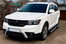 Dodge Journey 2008-2020 Side Steps Maya V1 (2 pcs, Aluminum) photo 2