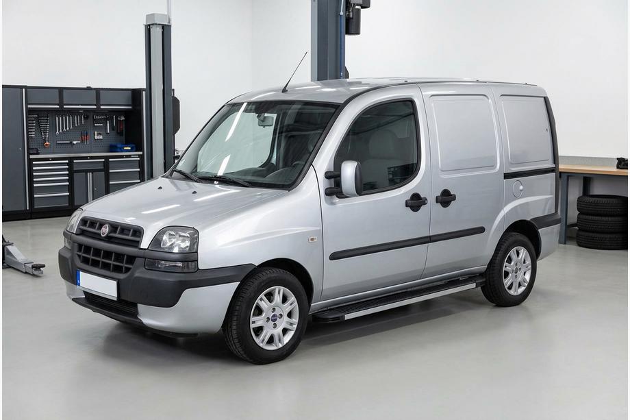 Fiat Doblo I 2001-2005 Side Steps Maya V1 (2 pcs, Aluminum) Image