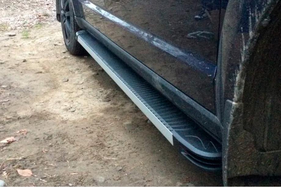 Fiat Freemont 2011-2016 Side Steps Maya V1 (2 pcs, Aluminum) Photo 5