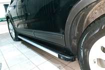 Kia Sorento II XM 2009-2014 Side Steps Maya V1 (2 pcs, Aluminum) 2013-2016 photo 3