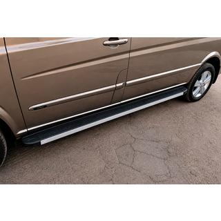 Side Steps Maya V1 (2 pcs, Aluminum) Mercedes Vito W639 2004-2014 photo 2