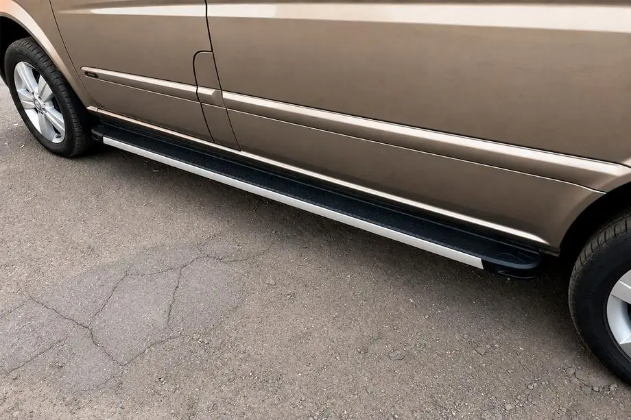 Mercedes Viano 2004-2014 Side Steps Maya V1 (2 pcs, Aluminum) Photo 1
