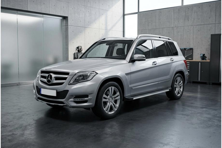 Mercedes GLK class X204 2008-2015 Side Steps Maya V1 (2 pcs, Aluminum) Image