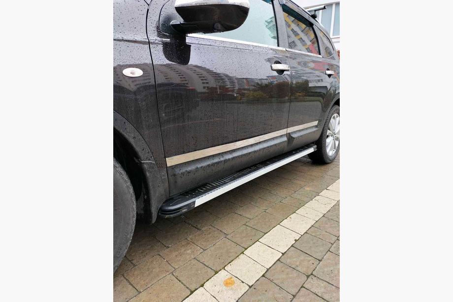 Nissan Qashqai 2010-2014 Side Steps Maya V1 (2 pcs, Aluminum) Photo 2