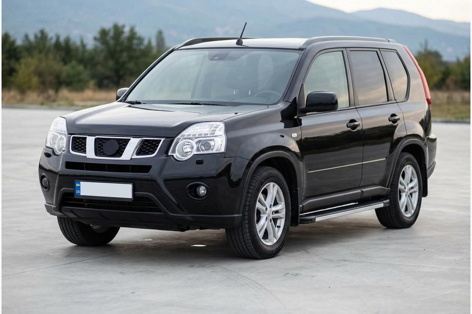 Nissan X-trail T31 2007-2014 Side Steps Maya V1 (2 pcs, Aluminum) Photo 1