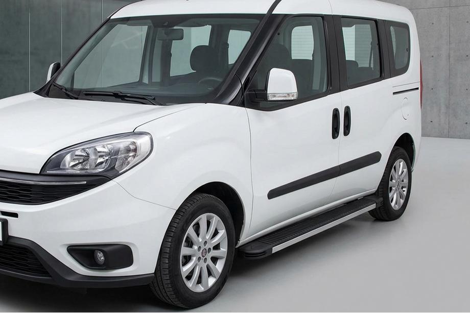 Opel Combo 2012-2018 Side Steps Maya (2 pcs, Aluminum) Image