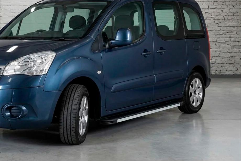 Peugeot Partner Tepee 2008-2018 Side Steps Maya V1 (2 pcs, Aluminum) Image