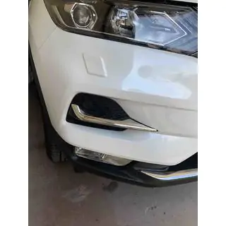 Fog light covers (2017↗, stainless steel)