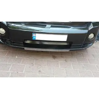 Front bumper chrome protector (stainless steel) photo 3