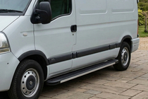 Nissan Interstar 2002-2010 Side Steps Maya (2 pcs, Aluminum) photo 1