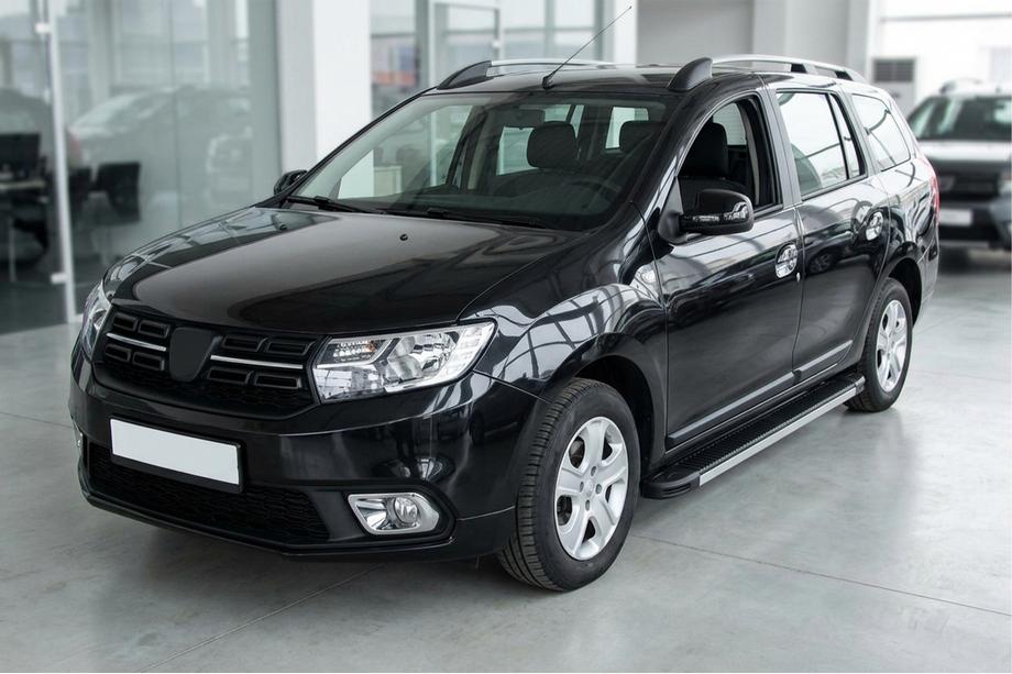 Renault Logan MCV 2013-2022 Side Steps Maya V1 (2 pcs, Aluminum) Image