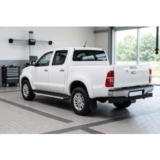 Side Steps Maya V1 (2 pcs, Aluminum) Toyota Hilux 2006-2015 photo 1