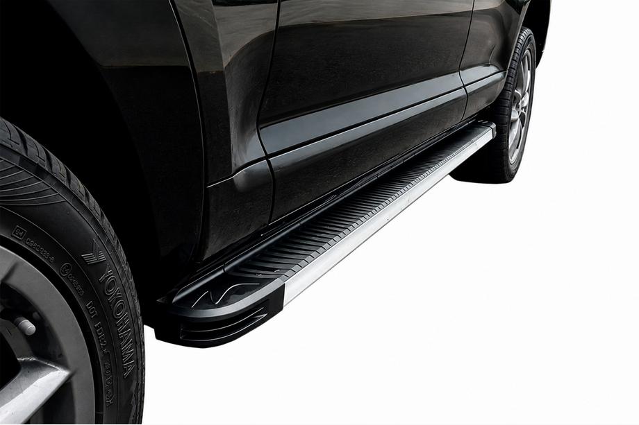 Volkswagen Touareg 2002–2010 Side Steps Maya V1 (2 pcs, Aluminum) Image