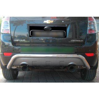 Rear Bar AK007 (Stainless Steel) Chevrolet Captiva 2006-2019 photo 2