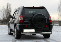 Chery Tiggo 1 2005-2016 Rear Bar Stainless Steel d60 photo 2