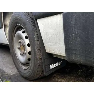 Premium Mud Flaps straight (2 pcs, rubber)