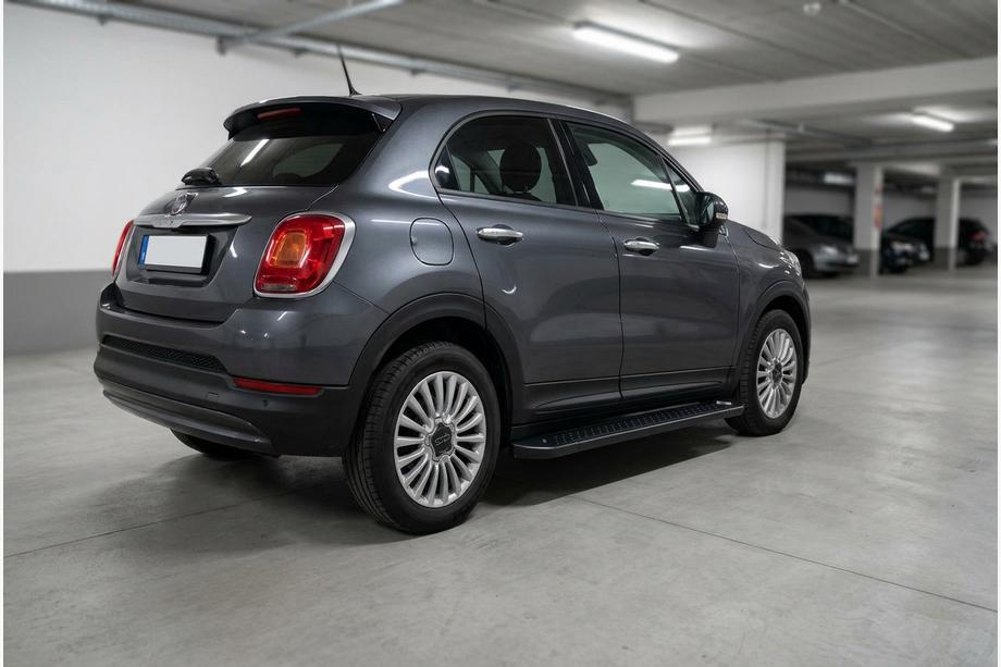 Fiat 500X 2014-2024 Side Steps Allmond Black (2 pcs, Aluminum) Image