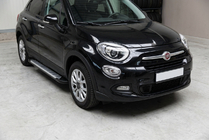 Fiat 500X 2014-2024 Side Steps Line (2 pcs, Aluminum) photo 1