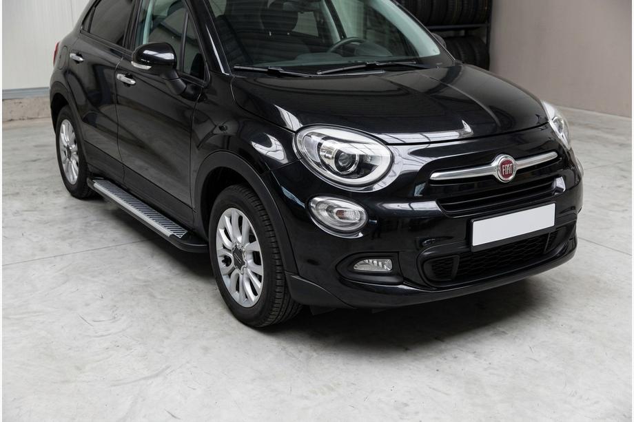 Fiat 500X 2014-2024 Side Steps Line (2 pcs, Aluminum) Image