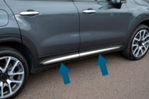 Fiat 500X 2014-2024 Door Mouldings Chrome (4 pcs) photo 2
