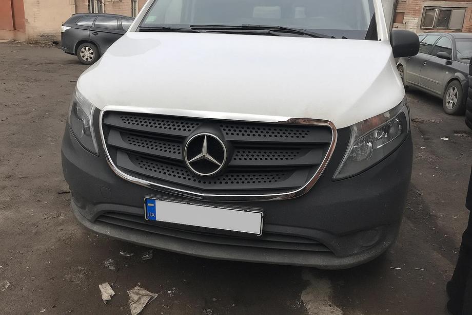 Mercedes Vito/V-class W447 2014- Grille Surround Trim (2 pcs, Stainless Steel) Photo 3