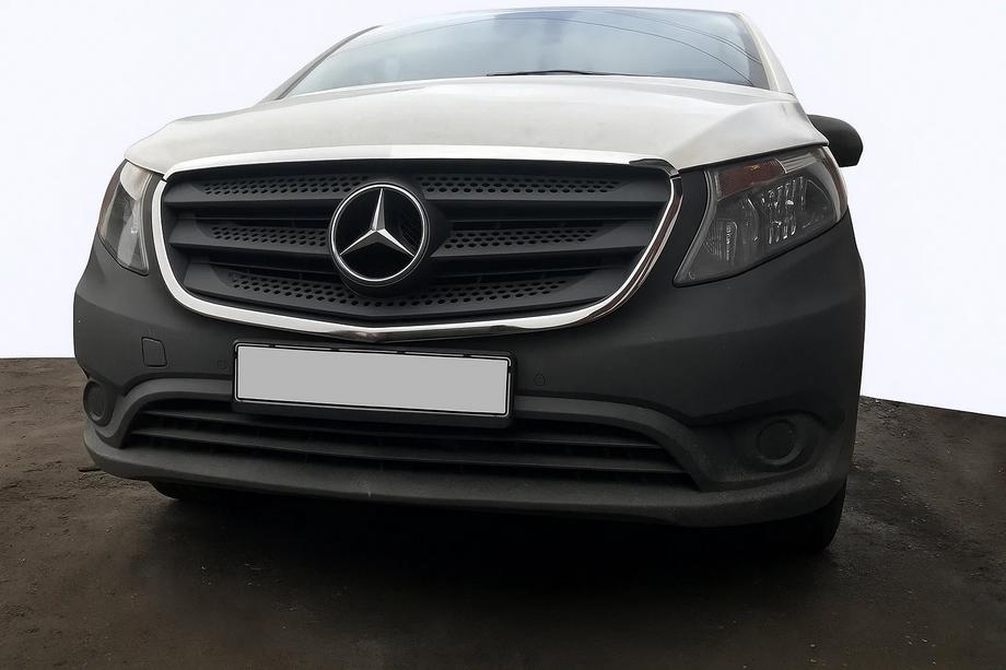 Mercedes Vito/V-class W447 2014- Grille Surround Trim (2 pcs, Stainless Steel) Image