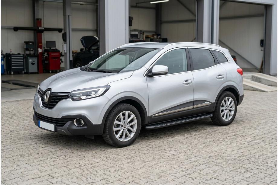 Renault Kadjar 2015-2022 Side Steps Tayga Black (2 pcs, Aluminum) Image