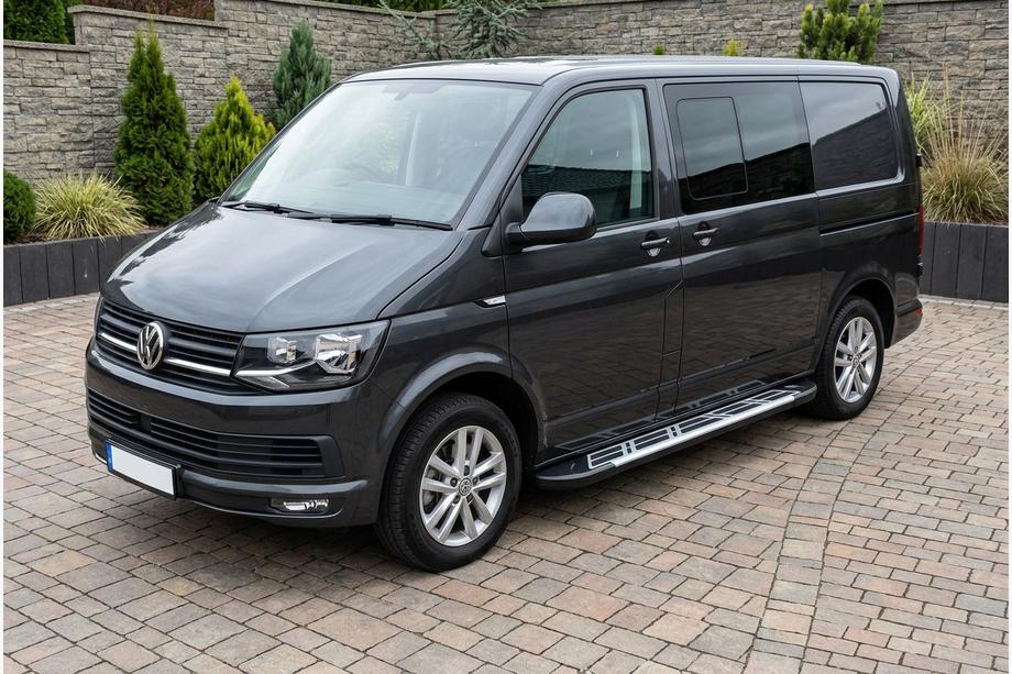 Volkswagen T6 2015-2024 Side Steps Sunrise (2 pcs, Aluminum) Photo 1