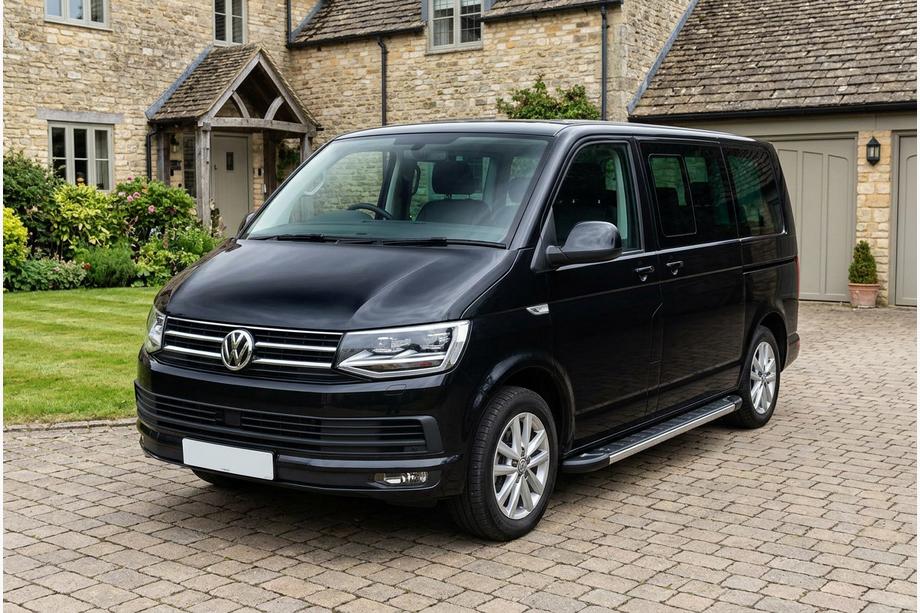 Volkswagen T6 2015-2024 Side Steps RedLine V1 (2 pcs, Aluminum) Image