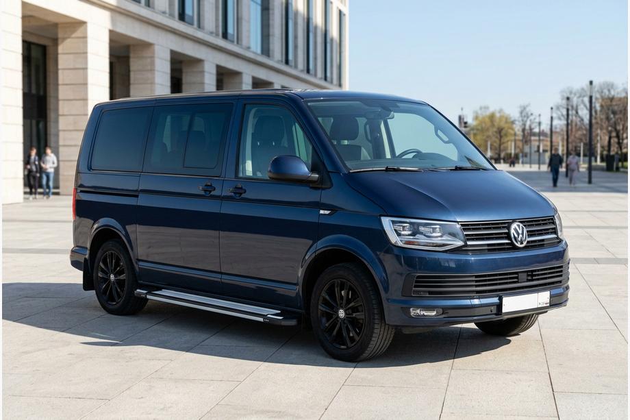 Volkswagen T6 2015-2024 Side Steps Rainbow (2 pcs, Aluminum) Photo 1