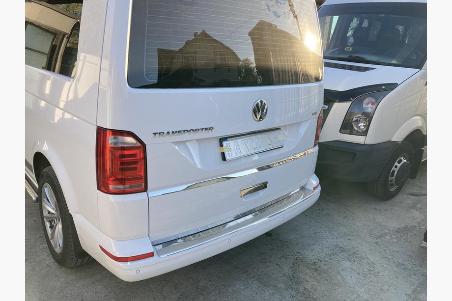 Volkswagen T6 2015-2024 License Plate Trim Stainless Steel Image