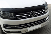 Volkswagen T6 2015-2024 Bumper Grille Trim Covers 2015-2019 (6 pcs, Stainless Steel) photo 1