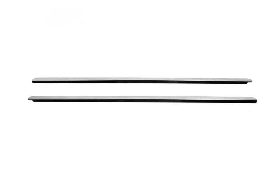 Volkswagen T6 2015-2024 Window Trim (2 pcs, Stainless Steel) Carmos - Turkish Stainless Steel Photo 4