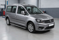 Volkswagen Caddy 2015-2020 Side Steps Maydos V1 (2 pcs, Aluminum & Stainless Steel) photo 1