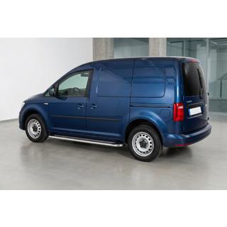 Side Steps Maydos V2 (2 pcs, Aluminum & Stainless Steel) Volkswagen Caddy 2015-2020 photo 1