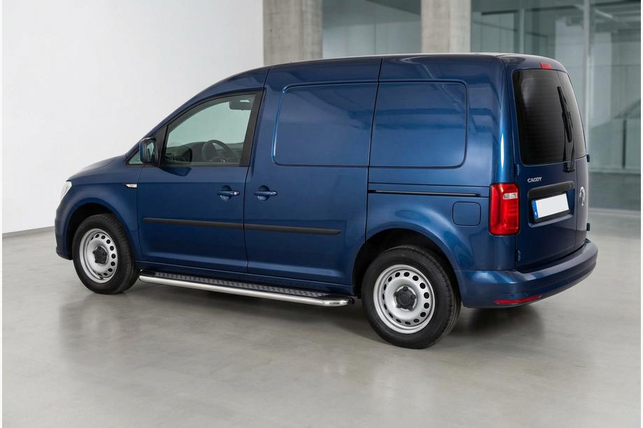 Volkswagen Caddy 2015-2020 Side Steps Maydos V2 (2 pcs, Aluminum & Stainless Steel) Image