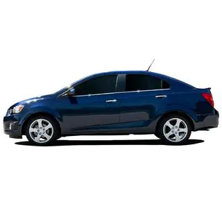 Lower window trims stainless steel Chevrolet Aveo T300 2011-2020 photo 1
