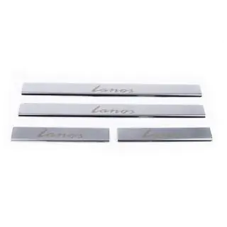 Stainless Steel Door Sill Protectors Carmos V1 (4 pcs) photo 2