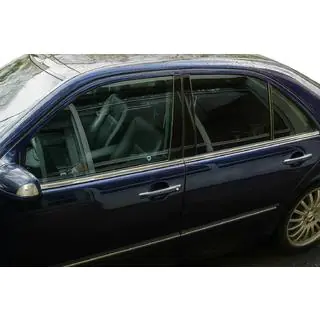 Window lower trim stainless steel (4 pcs) Mercedes E-class W210 1995-2002 photo 1