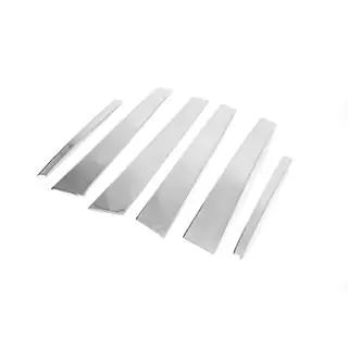 Stainless Steel Door Pillar Trim (6 pcs) Mercedes E-class W211 2002-2009 photo 4