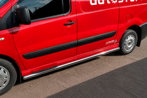 Citroen Jumpy 2007–2017 Side Bars (2 pcs, Stainless Steel) Ø60, short wheelbase photo 6