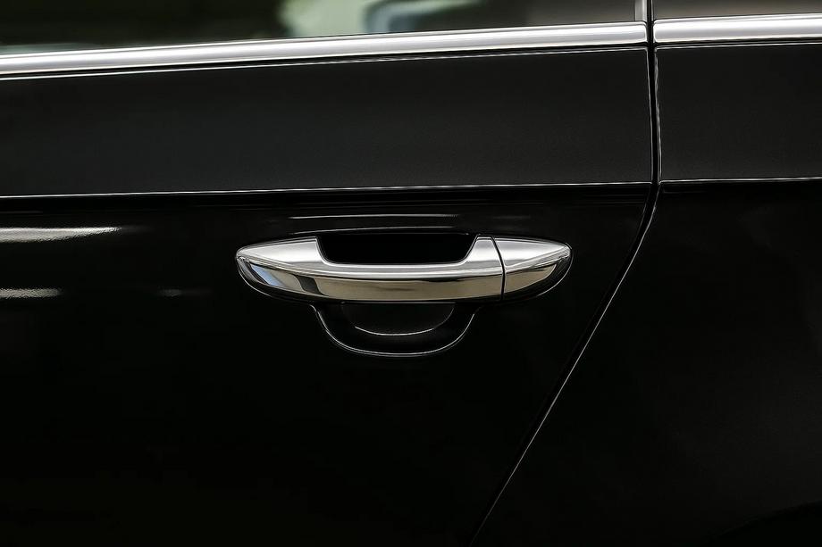 Volkswagen Passat B6 2006-2012 Chrome Door Handle Covers (4 pcs, Stainless Steel) Carmos, Turkish Steel Photo 1
