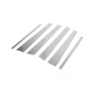 Stainless Steel Door Pillar Trim (6 pcs) Mercedes ML W163 1997-2005 photo 3
